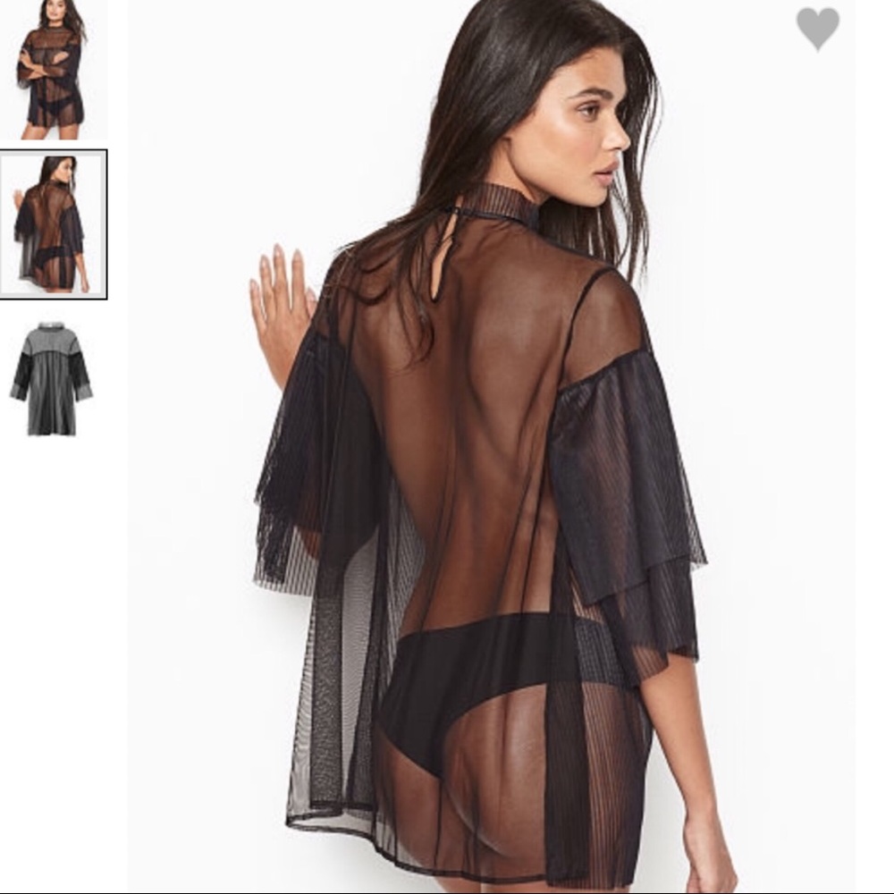 VICTORIA’S SECRET Tulle Lingerie Top in COCONUT! - Picture 2 of 7